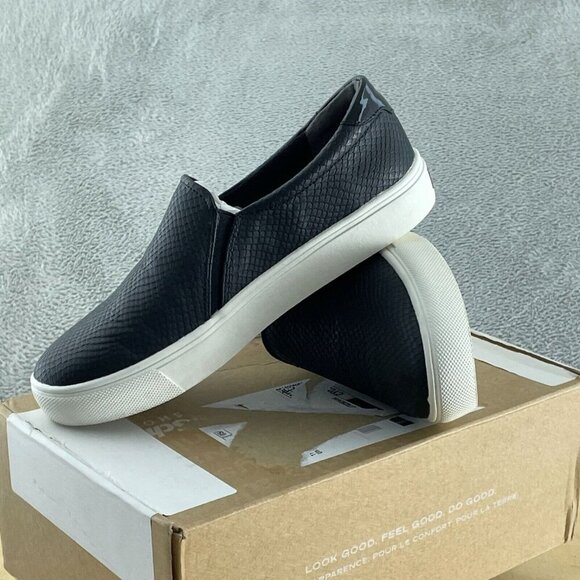 Dr. Scholl's Shoes Womens Nova Slip On Fashion Sneaker Black 7.5 S088 - Picture 3 of 8